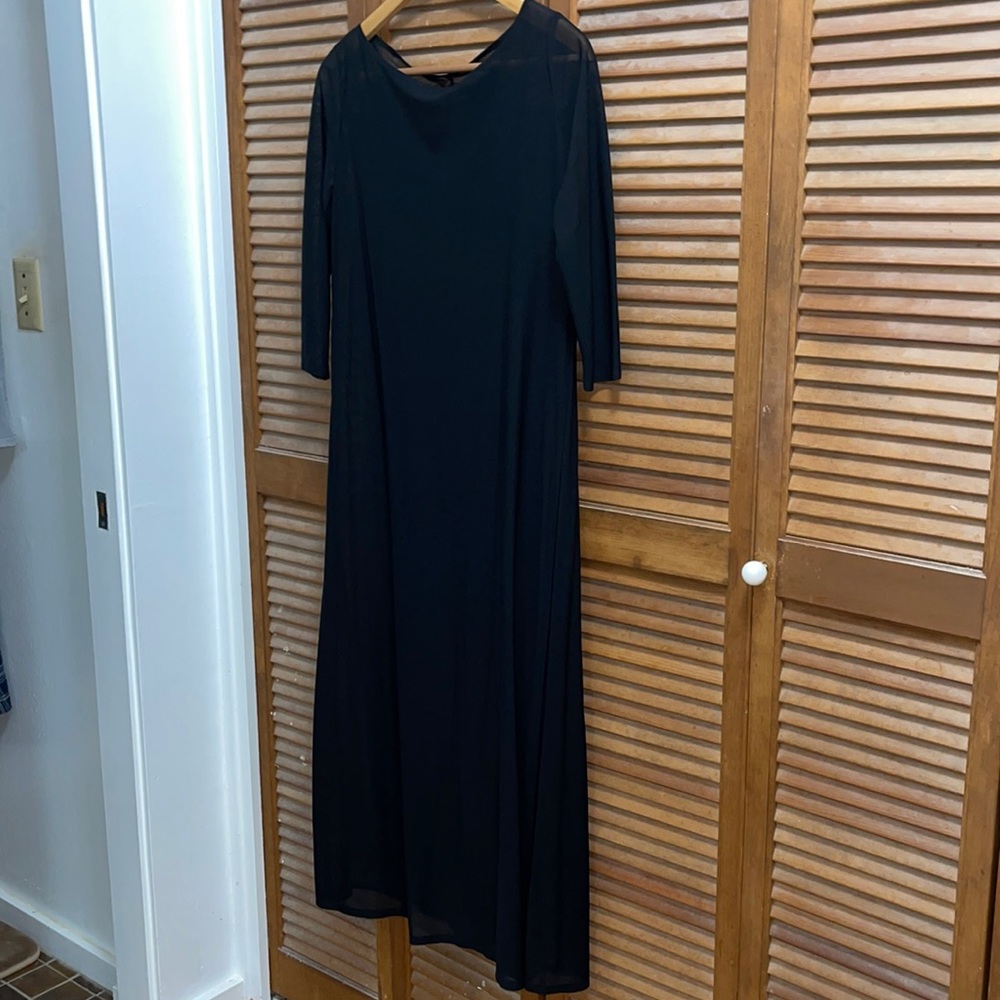 JJill chiffon straight dresses/crepe lining